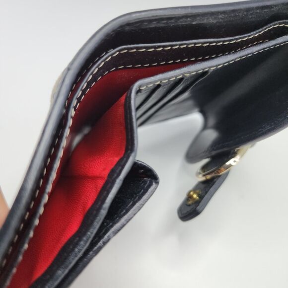 Dooney & Bourke Small Tote Bag & Wallet Set Plaid Canvas Leather Trim USA - Picture 16 of 16